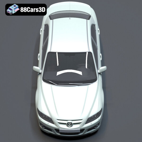 Mazda-007 Mazda 6 3D Model Stylish Midsize Sedan