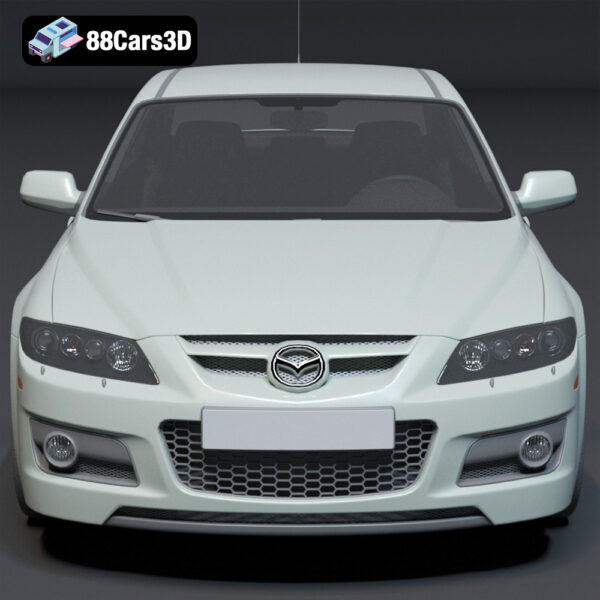 Mazda-008 Mazda 6 3D Model Stylish Midsize Sedan