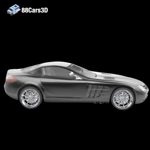 Mclaren Mercsedes-003 Mercedes-Benz SLR McLaren 3D Model Luxury Supercar