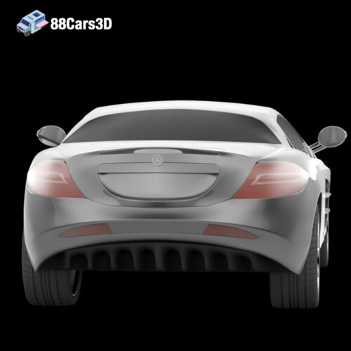 Mclaren Mercsedes-006 Mercedes-Benz SLR McLaren 3D Model Luxury Supercar