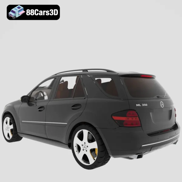 Merc ML350-003 Mercedes-Benz ML350 3D Model Luxury SUV