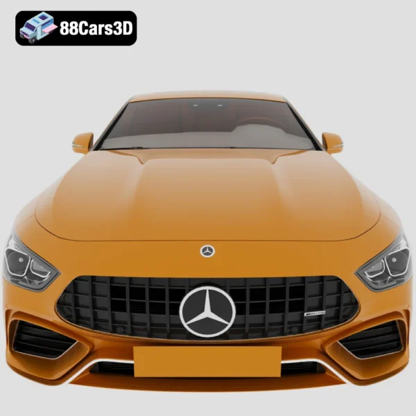 Mercedes AMG GT 63 S-007 Mercedes AMG GT 63 S 3D Model High Performance Luxury Sports Sedan