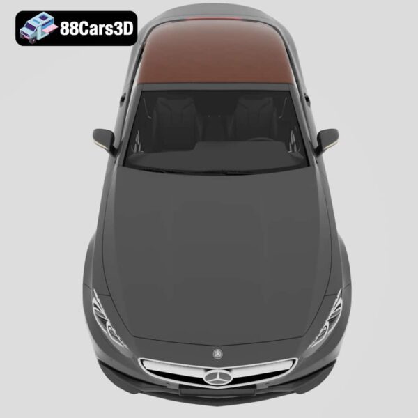Mercedes Benz S63 AMG Cabriolet 3D Model Luxury Convertible 3D Printable STL