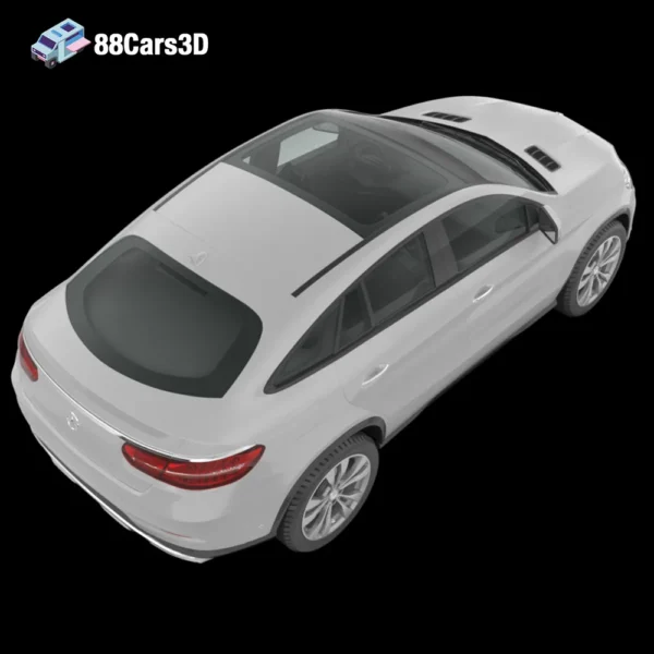 Mercedes-Benz_GLE-class_coupe_2014-004 Mercedes Benz GLE Class Coupe 2014 3D Model Luxury SUV Coupe