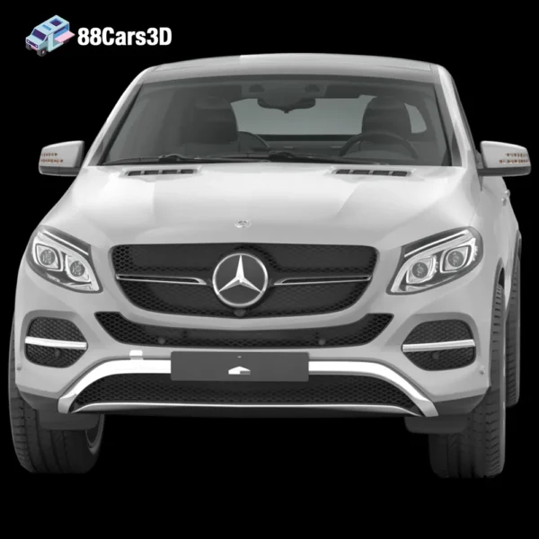 Mercedes-Benz_GLE-class_coupe_2014-006 Mercedes Benz GLE Class Coupe 2014 3D Model Luxury SUV Coupe