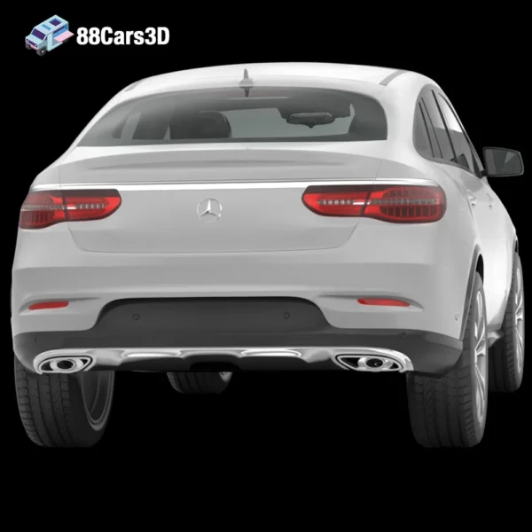 Mercedes-Benz_GLE-class_coupe_2014-007 Mercedes Benz GLE Class Coupe 2014 3D Model Luxury SUV Coupe