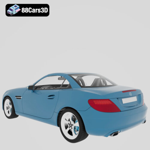 Mercedes-Benz SLK-Class R172 2012 3D Model Compact Roadster
