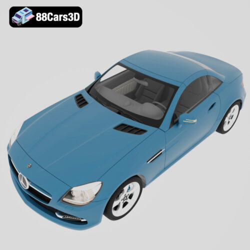 Mercedes-Benz SLK-Class R172 2012 3D Model Compact Roadster