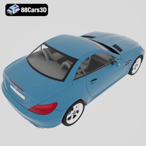 Mercedes-Benz SLK-Class R172 2012 3D Model Compact Roadster