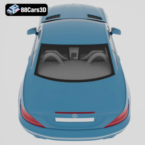 Mercedes-Benz SLK-Class R172 2012 3D Model Compact Roadster