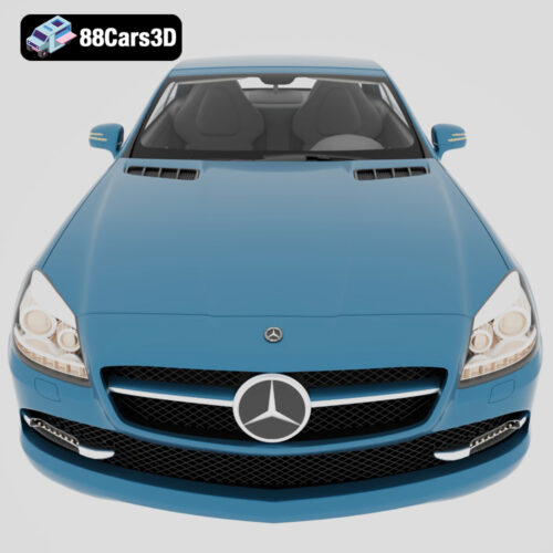 Mercedes-Benz SLK-Class R172 2012 3D Model Compact Roadster