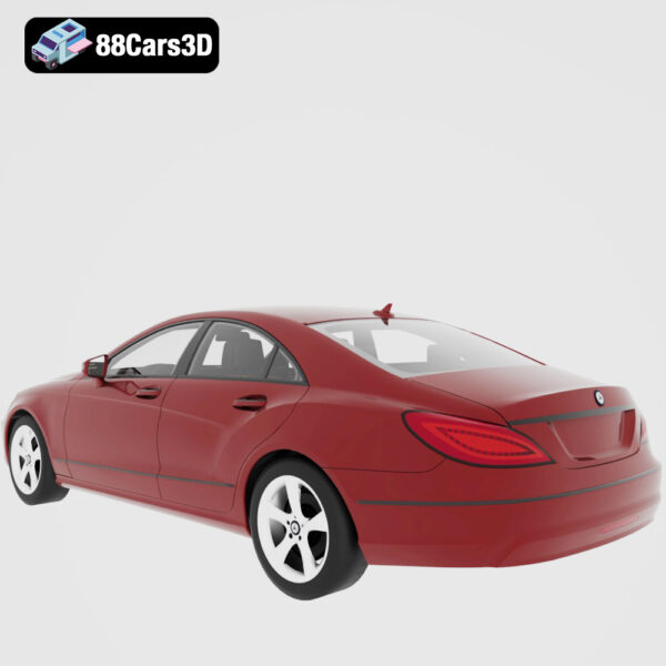 Mercedes CLS 2012 3D Model Executive Four Door Coupe