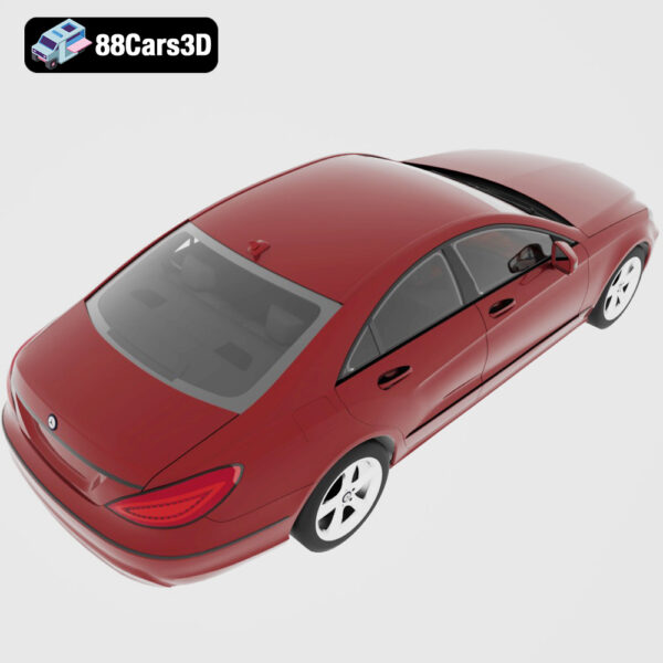 Mercedes CLS 2012 3D Model Executive Four Door Coupe