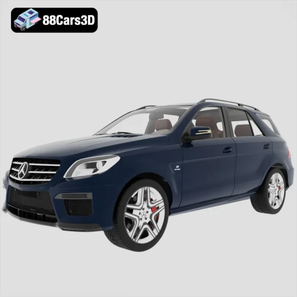 Mercedes ML63 AMG 3D Model High Performance Luxury SUV