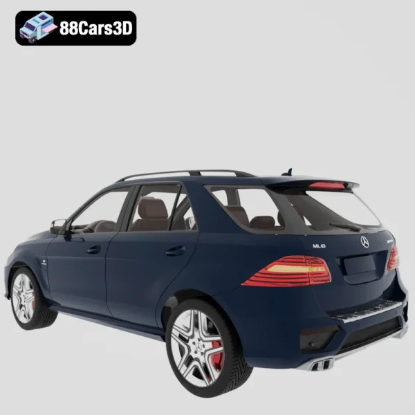Mercedes ML63 AMG 3D Model High Performance Luxury SUV
