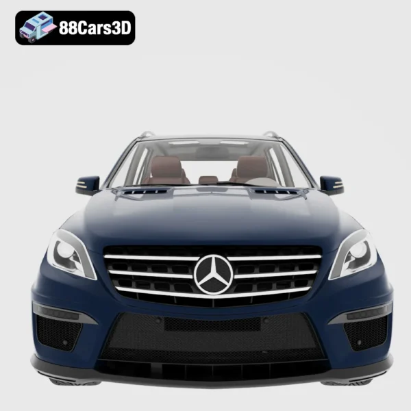 Mercedes ML63 AMG 3D Model High Performance Luxury SUV