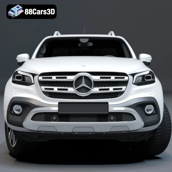 Mercedes X Class 3D Model  Luxury Pickup Truck