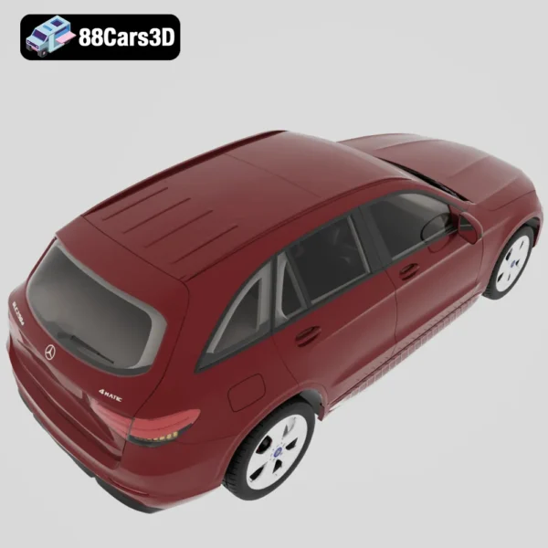 Mercedes Benz GLC Class 3D Model Luxury Compact SUV for Rendering