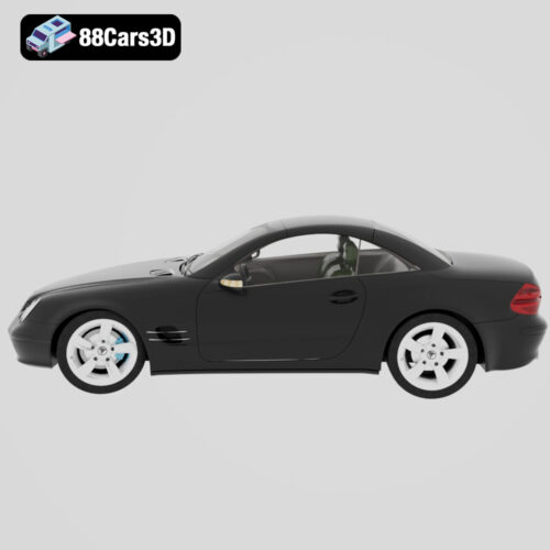 Mercedes Benz SL-Class R230 3D Model Luxury Roadster