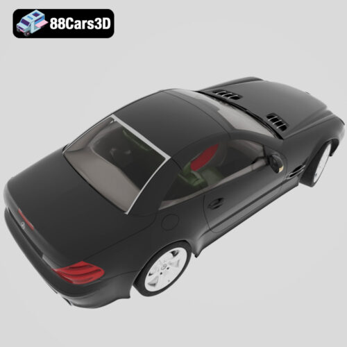 Mercedes Benz SL-Class R230 3D Model Luxury Roadster