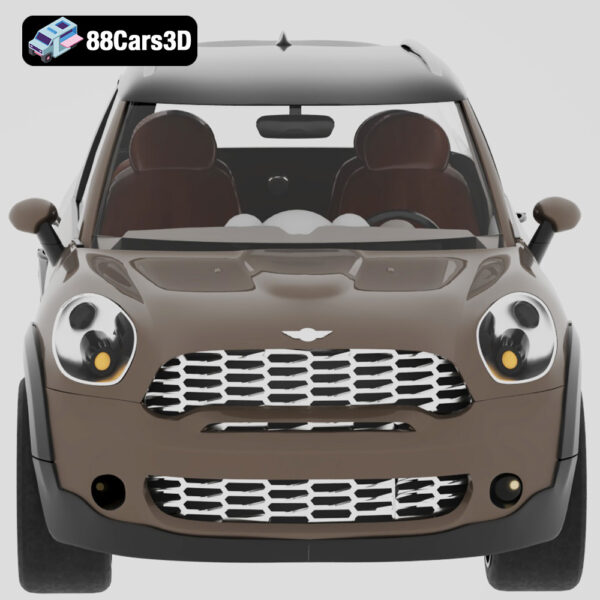 Mini Cooper Countryman-006 Mini Cooper Countryman 3D CAR Model Compact Crossover SUV