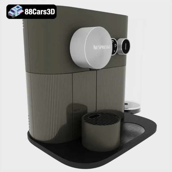 Nespresso Expert 3D Model Premium Coffee Machine for Rendering