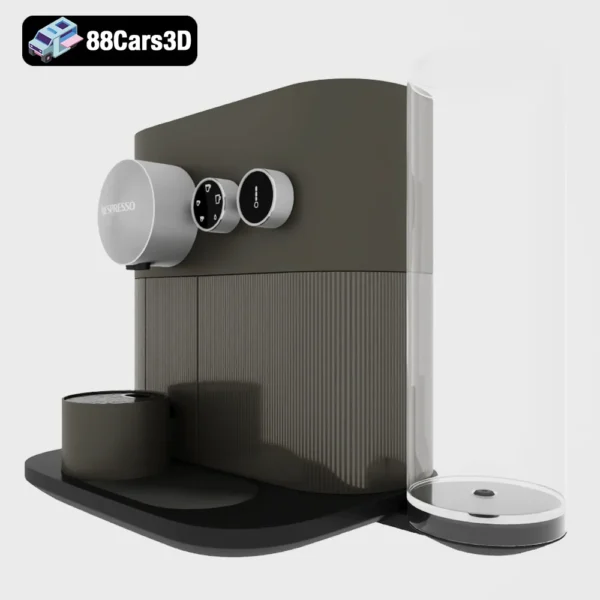 Nespresso Expert 3D Model Premium Coffee Machine for Rendering
