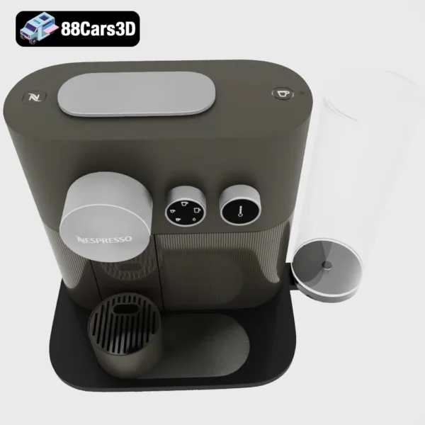 Nespresso Expert 3D Model Premium Coffee Machine for Rendering
