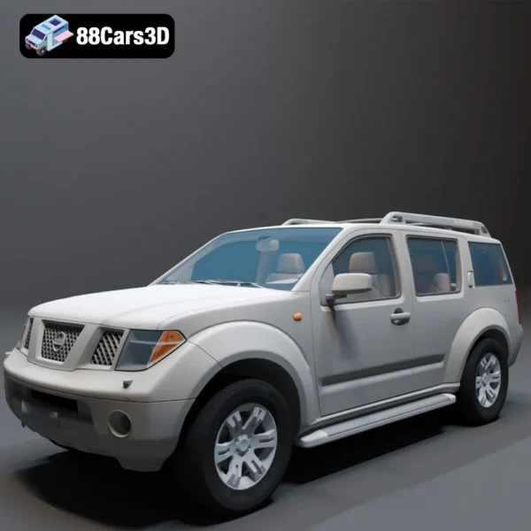 Nissan Pathfinder 3D Model Luxury SUV for Rendering Simulation & Game Use