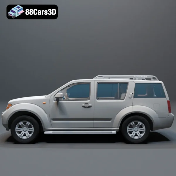 Nissan Pathfinder-002 Nissan Pathfinder 3D Model Luxury SUV for Rendering Simulation & Game Use