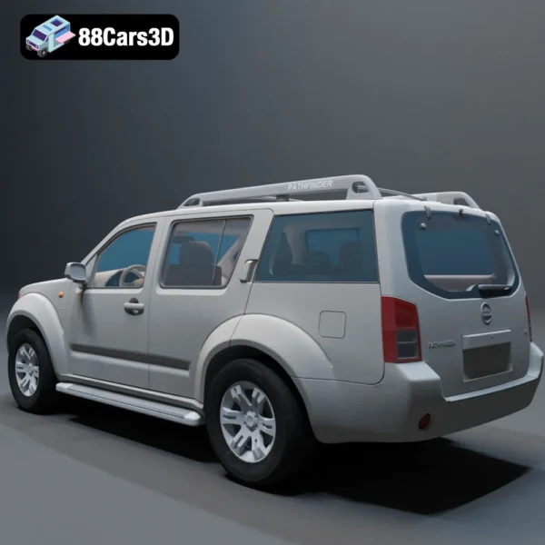Nissan Pathfinder-003 Nissan Pathfinder 3D Model Luxury SUV for Rendering Simulation & Game Use