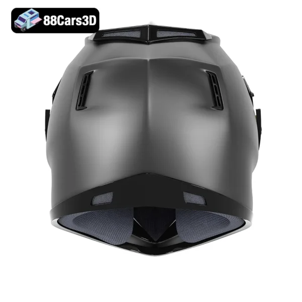 Off Road Helmet 3D Model Protective Gear for Rendering