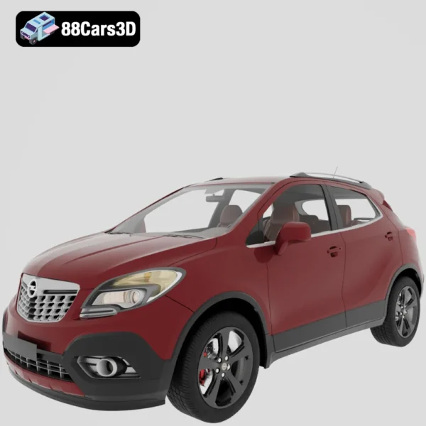 Opel Mokka 2013 3D Model Compact SUV for Rendering Simulation & Game Use