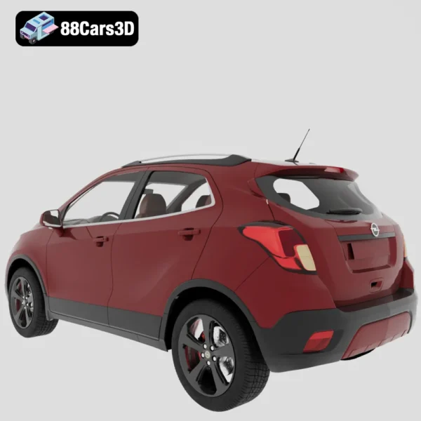 Opel_Mokka_2013-003 Opel Mokka 2013 3D Model Compact SUV for Rendering Simulation & Game Use