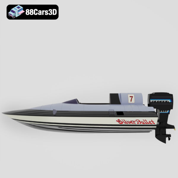 Outracer 3D Model Futuristic Racing Vehicle
