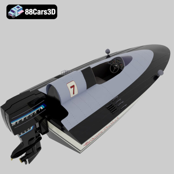 Outracer 3D Model Futuristic Racing Vehicle