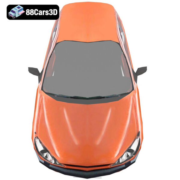 Peugeot 206 3D Model Compact City Hatchback