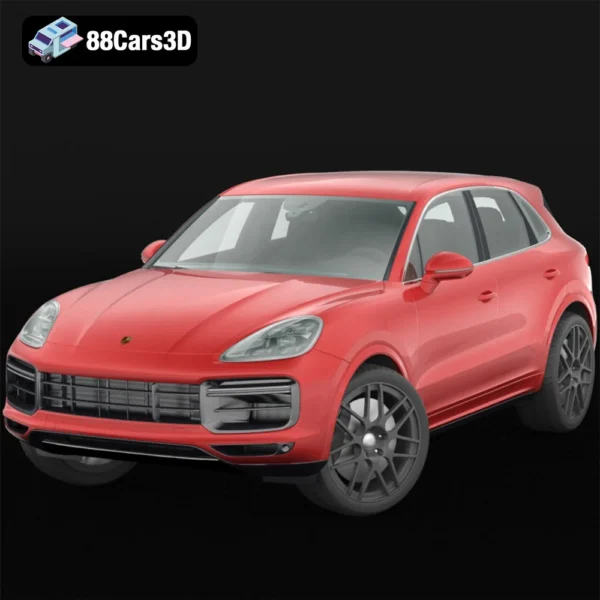 Porsche Cayenne 2018 3D Model  Luxury SUV for Rendering