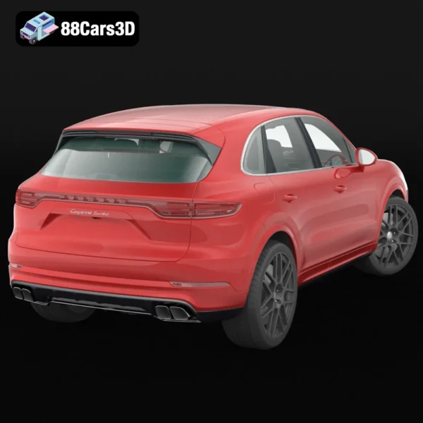 Porsche Cayenne 2018 3D Model  Luxury SUV for Rendering