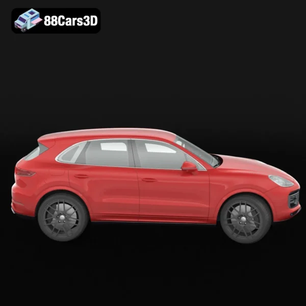 Porsche Cayenne 2018 3D Model  Luxury SUV for Rendering