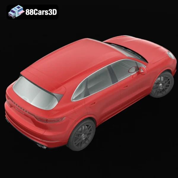Porsche Cayenne 2018 3D Model  Luxury SUV for Rendering