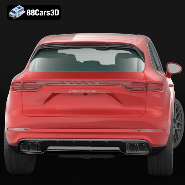 Porsche Cayenne 2018 3D Model  Luxury SUV for Rendering