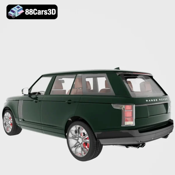 Range Rover SVA Dynamic LWB 3D Model Luxury Full-Size SUV for Rendering