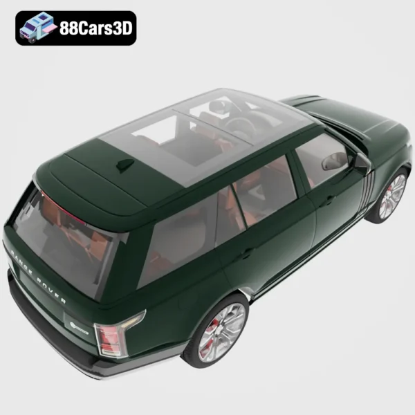 Range Rover SVA Dynamic LWB 3D Model Luxury Full-Size SUV for Rendering