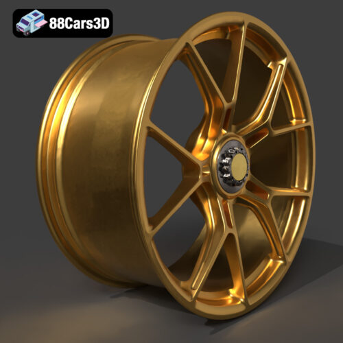 Rim V07 BBS FI R Center Lock Rim 3D Model Lightweight Forged Performance Wheel High Poly