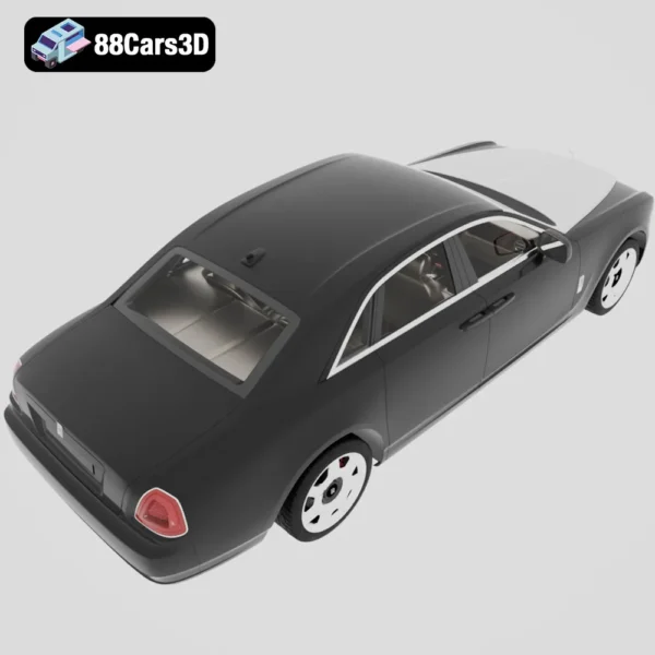 Rolls Royce Ghost 3D Model Luxury Sedan for Rendering Simulation & Game Use