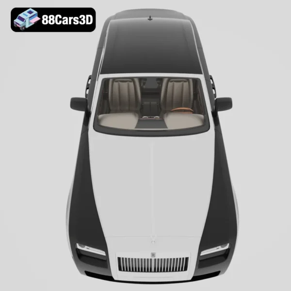 Rolls Royce Ghost 3D Model Luxury Sedan for Rendering Simulation & Game Use