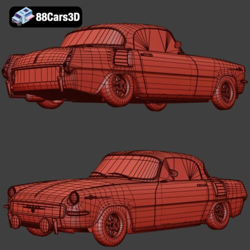 Škoda 1000 MBX 1966 3D Model Classic 2-Door Sedan