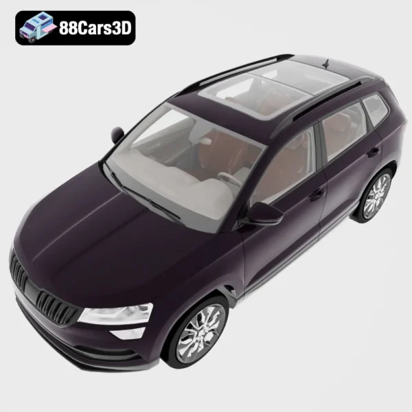Skoda Karoq 2018 3D Model  Compact SUV