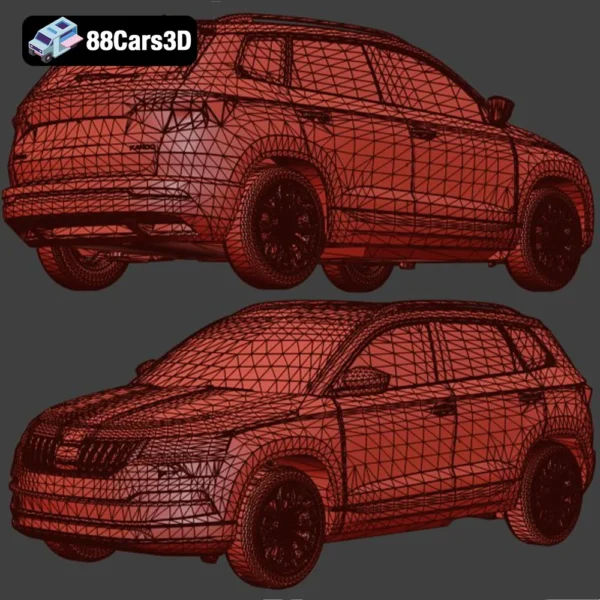 Skoda Karoq 2018 3D Model  Compact SUV